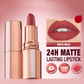🔥Hot Sale 50% OFF🔥 Coffee & Kiss Proof! 24H Matte Lipstick – Velvet All-Day, Zero Touch-Ups ☕