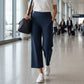 ⏳LAST DAY SALE ONLY￡13.99!!🌸Women's High-Waisted Stretch Cropped Pants