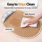 🔥Summer Hot Sale 49% OFF🧊Summer Cooling Dog Bed with Rattan Mat and Supportive Pillow Border