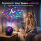 🥳2026 HOT SALE🥳💞50K+ SOLD!🌌✨ 50% OFF! USB LED Galaxy Projector Night Light – Sound‑sync, multiple colour modes. Projects stars, moons & festive themes.🎵💫