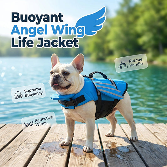 📢📢40% OFF !! ⏰Reflective Angel Wing Dog Life Jacket