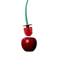 🍒Last Day Special Price:£8.99!!!🍎Creative Cherry-Shaped Toilet Brush🚽