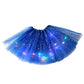 🏆 Last Day 50%OFF!🎁LED Light Up Sequin Tutu Skirt Star Mesh Princess Skirt for Girls and Adults