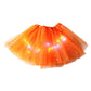 🏆 Last Day 50%OFF!🎁LED Light Up Sequin Tutu Skirt Star Mesh Princess Skirt for Girls and Adults