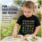 🔥🦖Summer Hot Sale - ONLY ￡7.99!!✨🎁Kids Dinosaur Alphabet Graphic T-Shirt