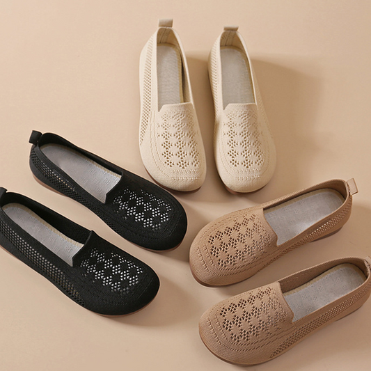 📢📢50% OFF !! ⏰Women's Breathable Fly-Knit Slip-On Shoes