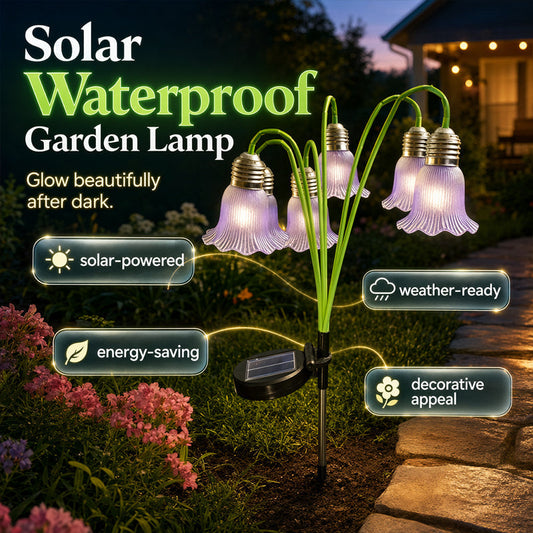📢📢Last day sale 50% OFF🔥⏰Solar Flower Lights Outdoor Garden Decorations