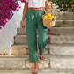⏳LAST DAY SALE ONLY ￡12.99!!🔥👖Women's Relaxed Fit Linen Blend Pants – Classic Straight Leg Trousers