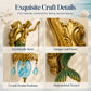 🕯️🌊 50% OFF!!🪸Antique Gold Coastal Mermaid Wall Light 🧜‍♀️✨ Hand-Painted Vintage Sconce for Indoors & Covered Outdoor Spaces 🏡🌊