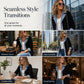 ⌛LAST DAY SALE 70% OFF🍂🔥Women’s Elegant Denim Spliced Ribbed Knit Coat