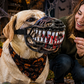 🎃50% OFF NOW ! 🐶Halloween Realistic Spoof Pet Muzzle – Scary Bloody Fangs Dog Costume Muzzle, Adjustable Funny Cosplay Accessory for Halloween Party