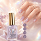 💜💅Buy 1 get 1 free !! ⏰Lilac Glossy Mirror Nail Strengthener