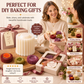 🔥 50% OFF + BUY 1 GET 1 FREE 🥮 Creative Double-Ended Pastry Mold – 2 Patterns in 1 for Mooncakes & Homemade Treats