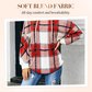 🍂 Easy Everyday Comfort 👚Women's Plaid Hooded Long Sleeve Drawstring V Neck Shirts