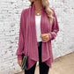 ⏳LAST DAY SALE ONLY ￡16.99!!🧶Women's Casual Draped Open Front Cardigan – Cosy, Flattering & Effortlessly Chic