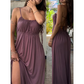 💗LAST DAY SALE 70% OFF⚡50K+ SOLD💕✨ Adjustable Drawstring, Effortless Flowy Drape | Women's Spaghetti-Strap Maxi Dress