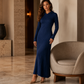 ⏳LAST DAY SALE ONLY ￡26.99!!✨🧶 Textured Comfort | Women's Ribbed-Knit Hooded Maxi Dress with Pockets