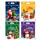 📢📢40% OFF !! ⏰50 Pack Christmas Candy Bags Cartoon Stand Up Zipper Pouches for Snowflake Crisp Cookie and Baking Food Packaging