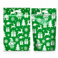 📢📢40% OFF !! ⏰50 Pack Christmas Candy Bags Cartoon Stand Up Zipper Pouches for Snowflake Crisp Cookie and Baking Food Packaging
