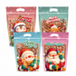 📢📢40% OFF !! ⏰50 Pack Christmas Candy Bags Cartoon Stand Up Zipper Pouches for Snowflake Crisp Cookie and Baking Food Packaging
